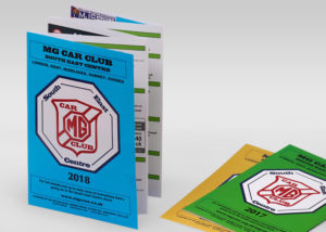 MG Car Club Leaflets