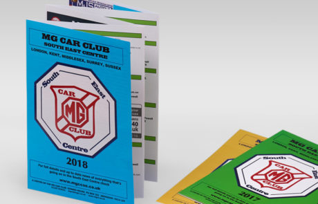 MG Car Club Leaflets