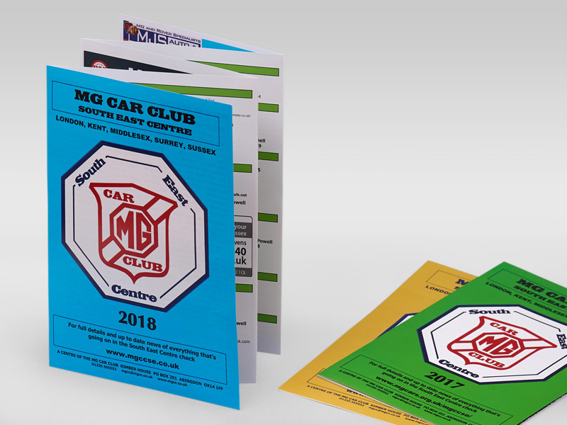 MG Car Club Leaflets