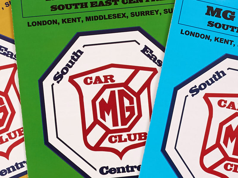 MG Car Club Leaflets