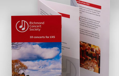 Richmond Concert Society Leaflets